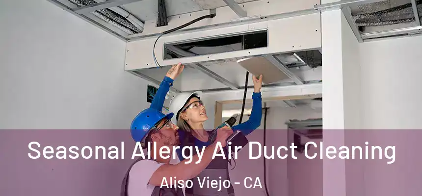  Seasonal Allergy Air Duct Cleaning Aliso Viejo - CA